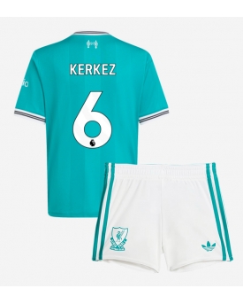 Billige Fotballdrakt Liverpool Milos Kerkez #6 Replika Tredjedraktsett Barn 2025-26 Kortermet (med bukser)